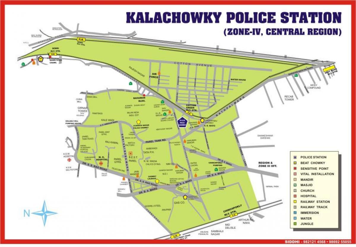 peta dari Kalachowki Mumbai