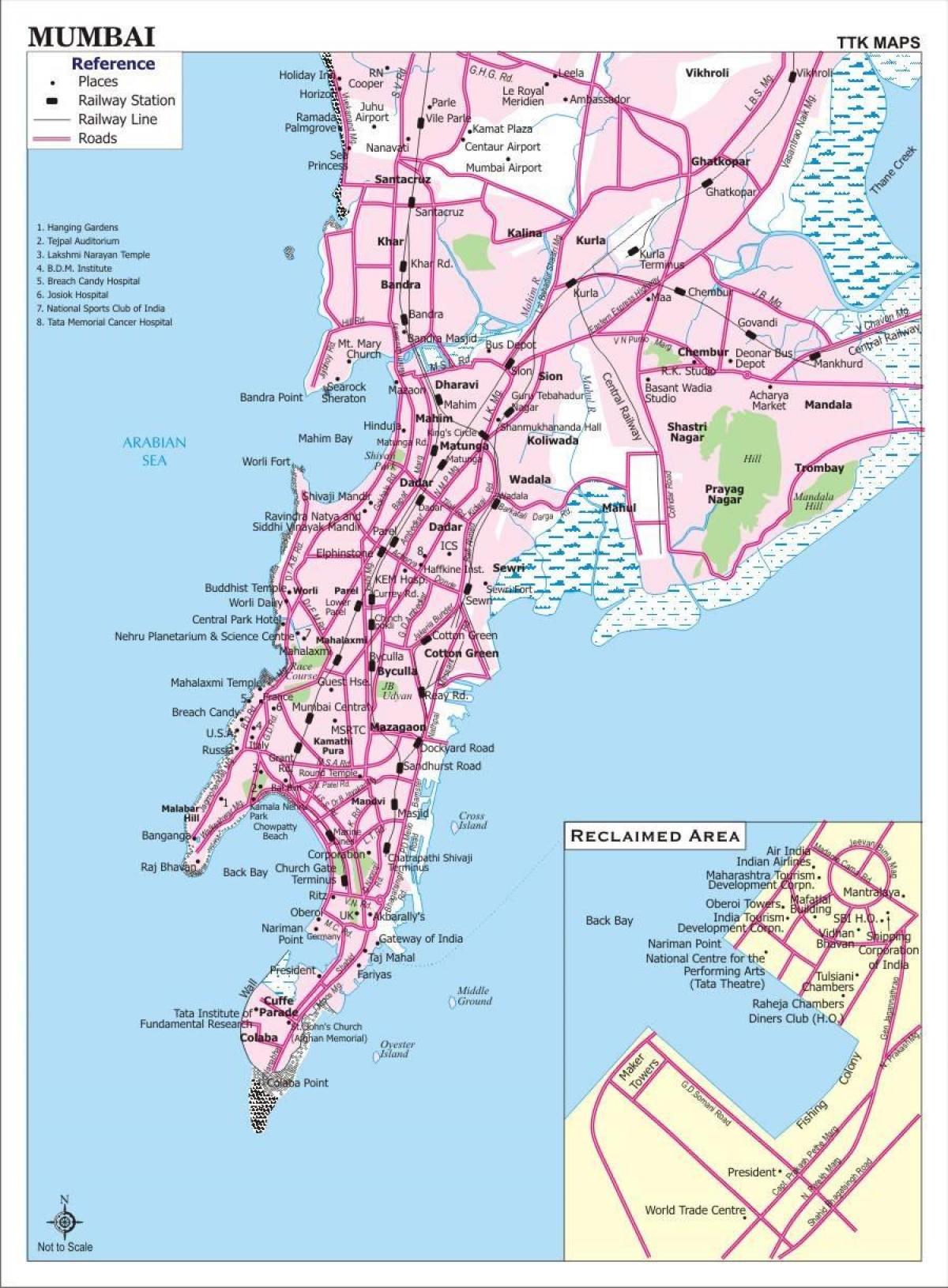 peta kota Mumbai