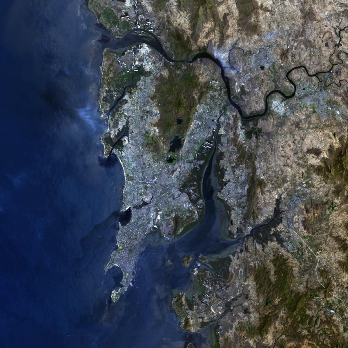 satelit peta Mumbai