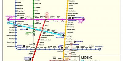 Mumbai metro line 3 rute peta